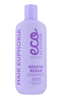 ECOFORIA Keratin Repair восстанавливающий шампунь для волос, 400мл