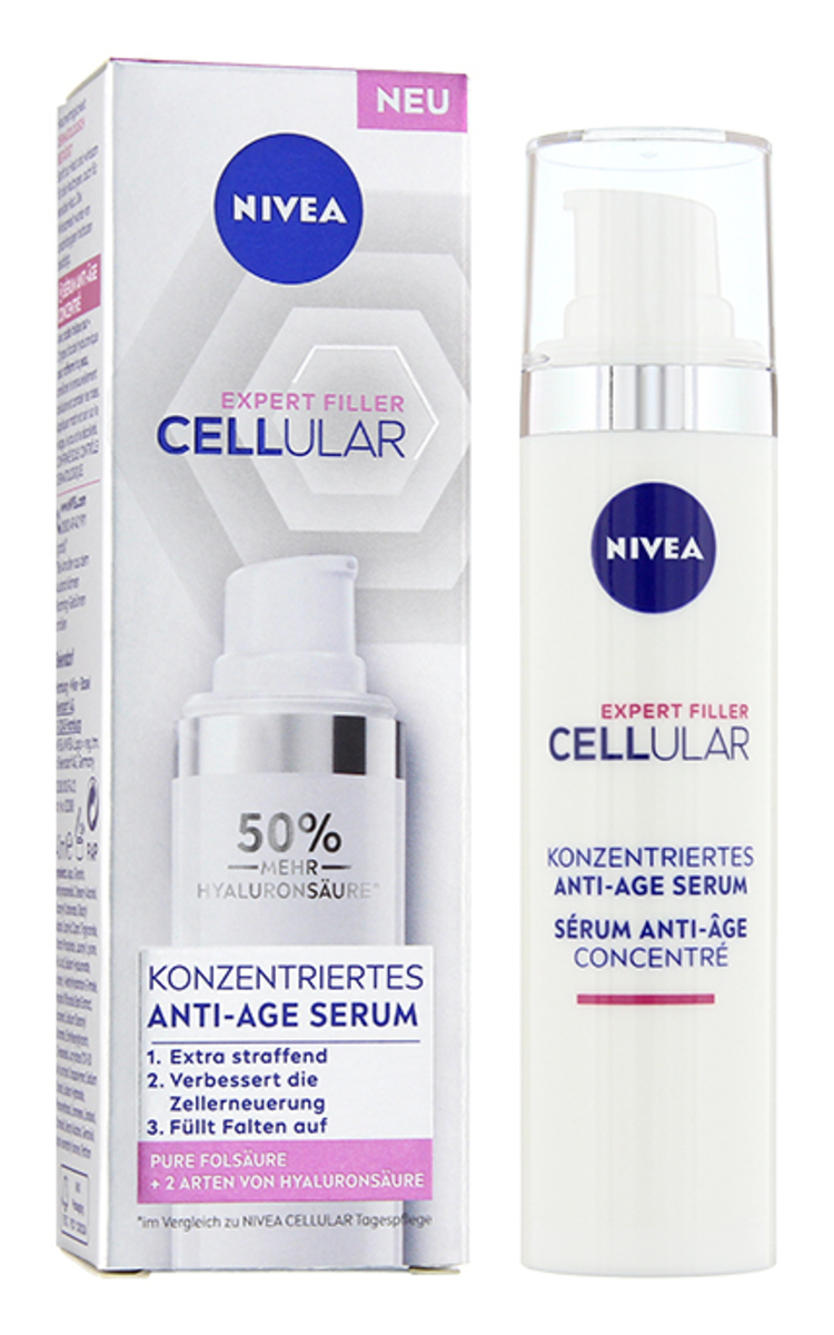 NIVEA VISAGE NIVEA Cellular Expert Filler apjomu atjaunojošs serums, 40ml 40 ml