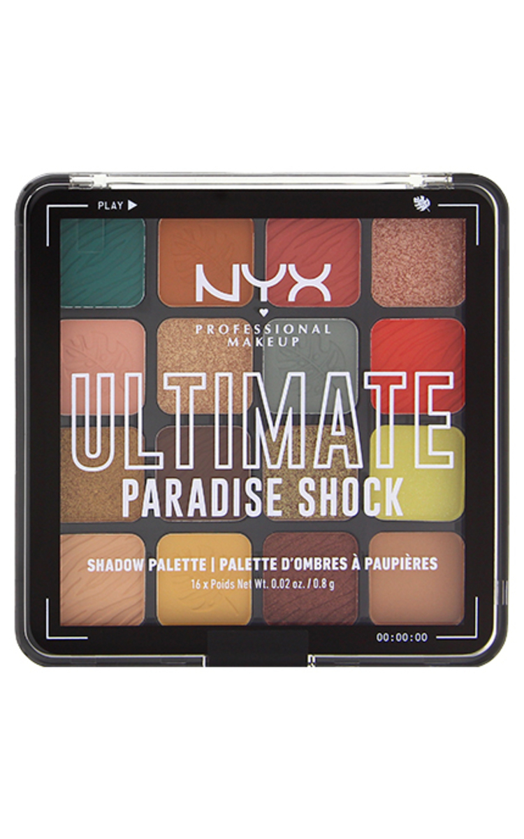 NYX PROFESSIONAL MAKEUP NYX PROFESSIONAL MAKEUP Ultimate Tropic Shock палетка теней для век, 16x0.8г 1 шт