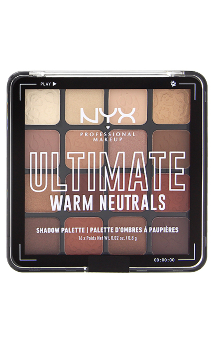 NYX PROFESSIONAL MAKEUP NYX PROFESSIONAL MAKEUP Ultimate Warm Neutrals палетка теней для век, 16x0.8г 1 шт