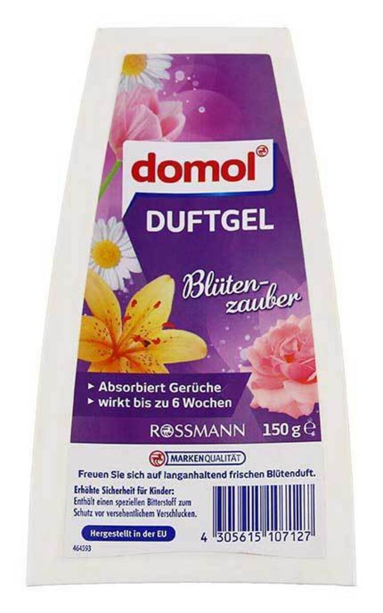 DOMOL DOMOL Flower Magic želejveida gaisa atsvaidzinātājs, 150g 150 g