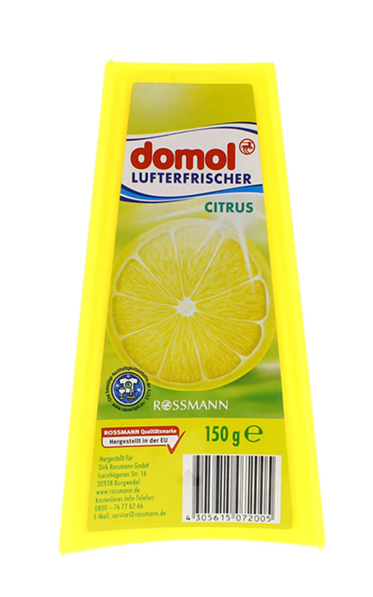 DOMOL DOMOL Lemon želejveida gaisa atsvaidzinātājs, 150g 150 g