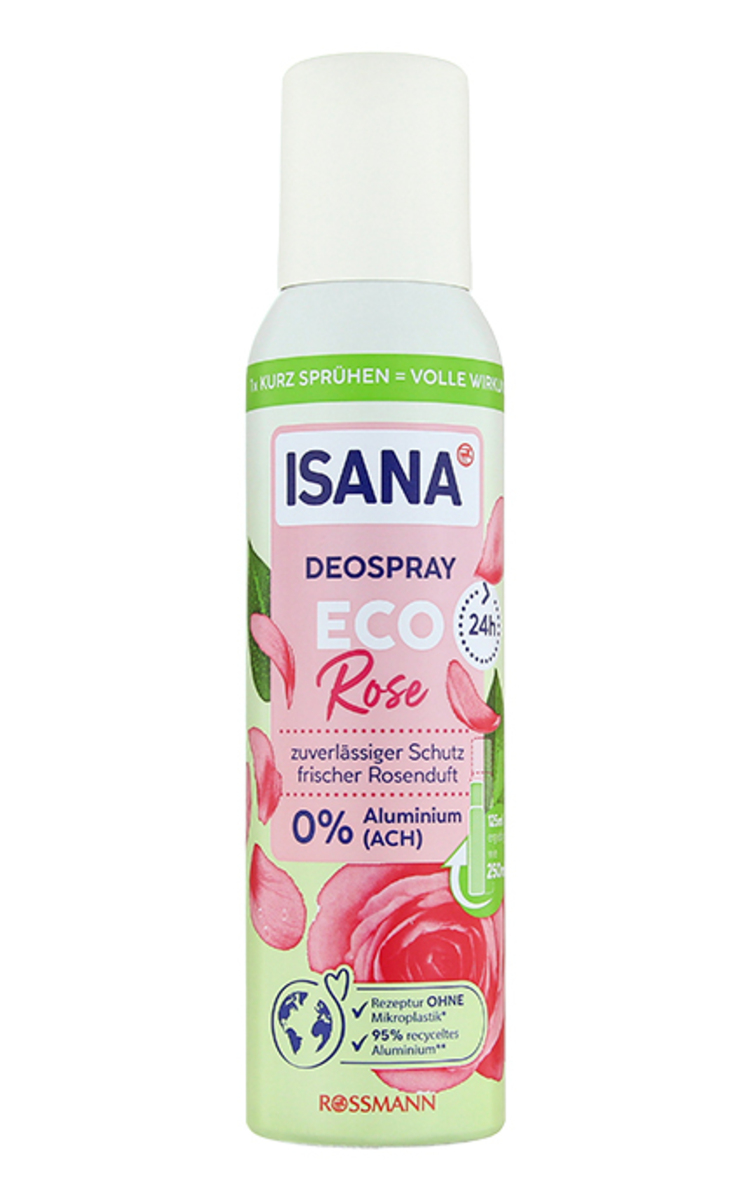 ISANA ISANA Eco Rose izsmidzināmais dezodorants, 125ml 125 ml