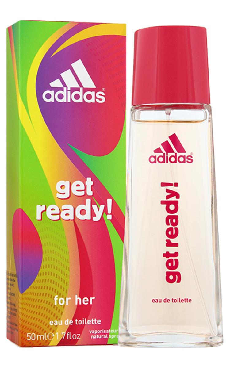 ADIDAS ADIDAS Get Ready tualetes ūdens sievietēm, 50ml 50 ml