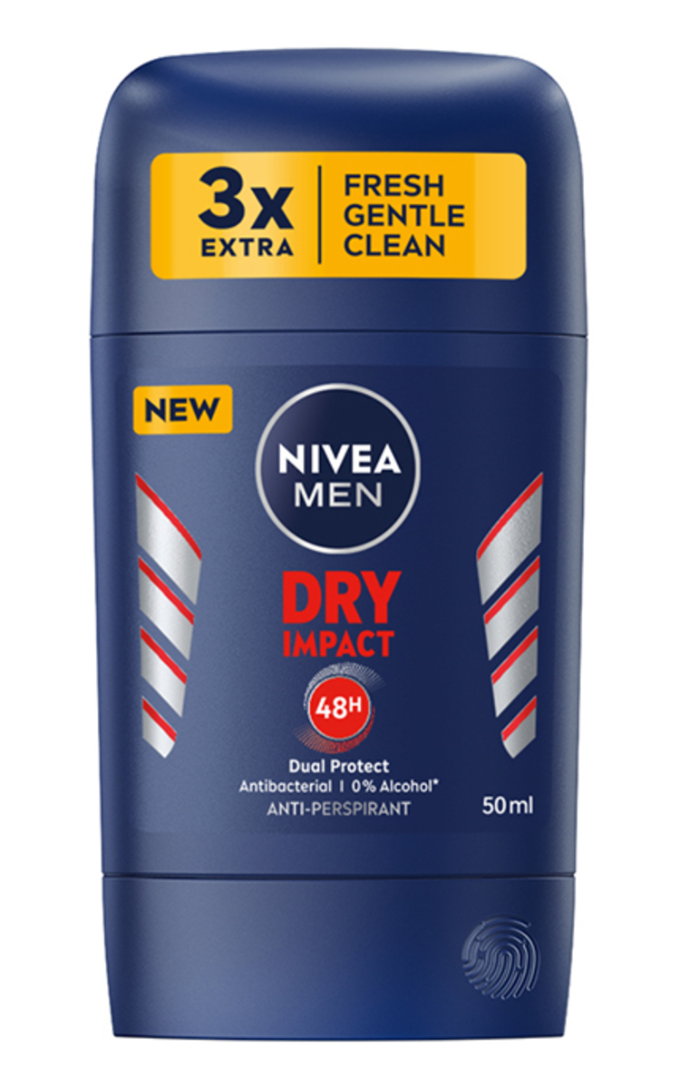 NIVEA MEN NIVEA MEN Dry Impact antiperspirants-zīmulis, 50ml 50 ml