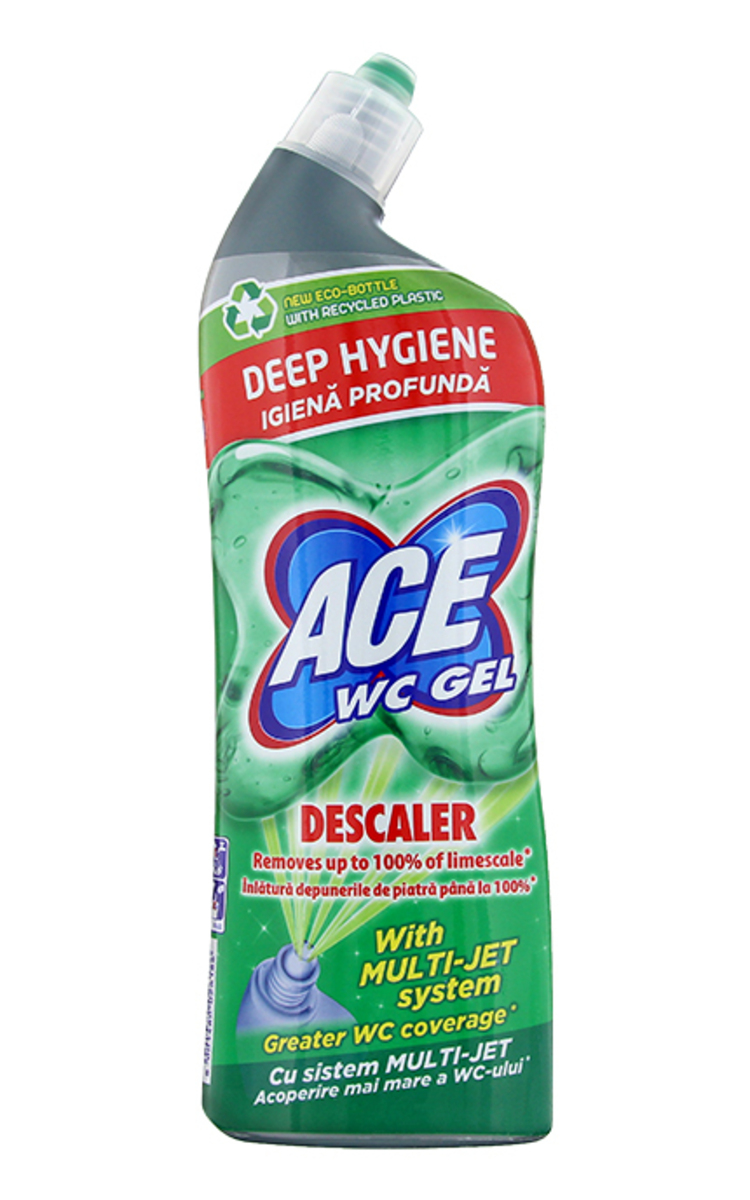 ACE ACE WC Gel Descaler tualetes tīrīšanas līdzeklis, 700ml 700 ml