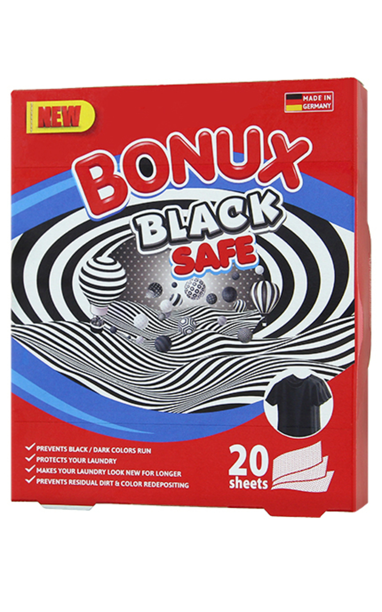 BONUX BONUX Color Safe salvetes pret veļas sakrāsošanos melnai veļai, 20gab. 20 gab.