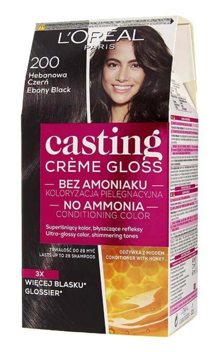 CASTING CASTING Creme Gloss краска для волос, 200 Ebony Black 1 шт