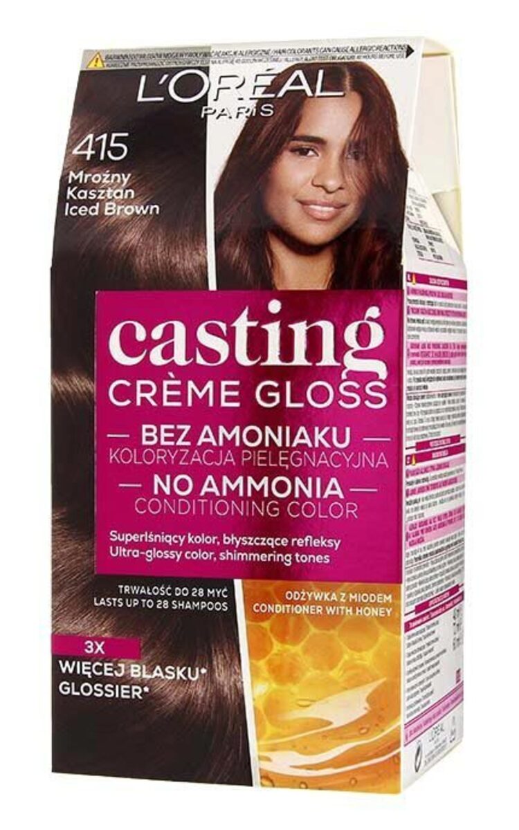 CASTING CASTING Creme Gloss краска для волос, 415 Iced Brown 1 шт