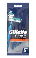 GILLETTE Blue2 Chromium Plus одноразовые мужские бритвенные станки, 5шт.