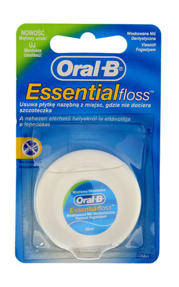 ORAL B ORAL-B Essential Floss вощёная зубная нить, 50м 50 METRS