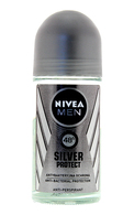 NIVEA MEN Silver Protect rullīša antiperspirants, 50ml