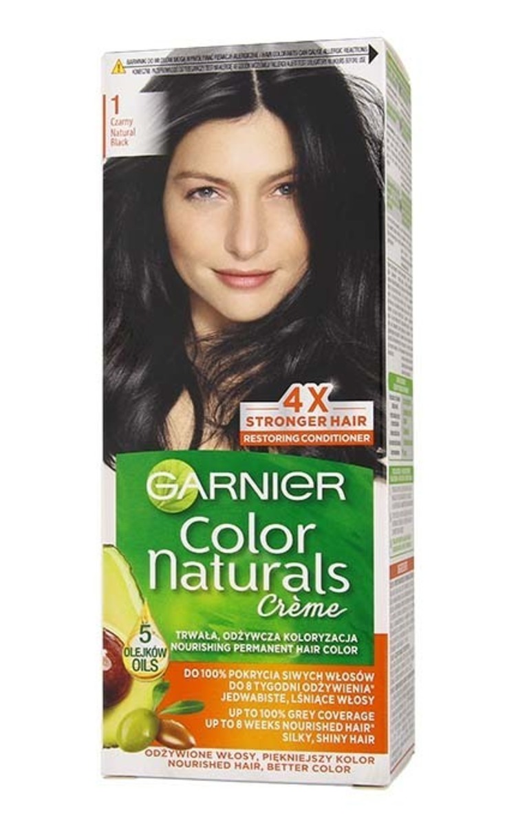 GARNIER COLOR NATURALS GARNIER COLOR NATURALS Краска для волос, 1 Natural Black 1 шт