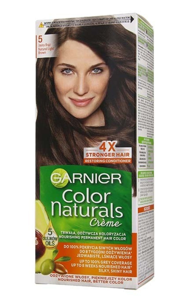 GARNIER COLOR NATURALS GARNIER COLOR NATURALS Краска для волос, 5 Natural Light Brown 1 шт