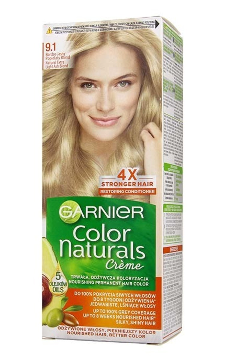 GARNIER COLOR NATURALS GARNIER COLOR NATURALS Краска для волос, 9.1 Natural Extra Light Ash Blond 1 шт