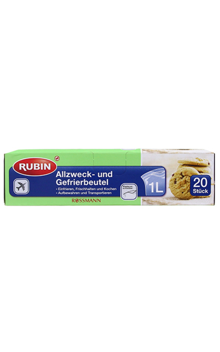 RUBIN RUBIN Multi Lock universāli maisiņi, 1l x 20gab. 20 gab.