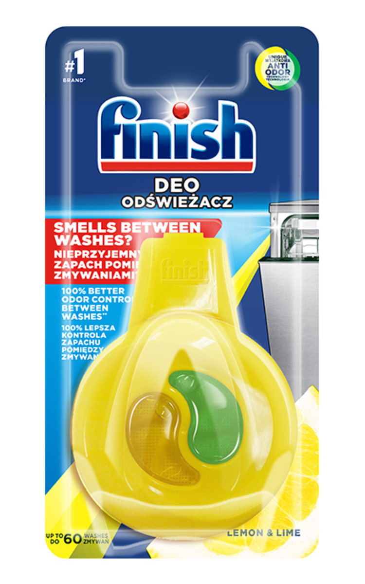 FINISH FINISH Deo Odor Stop Citrus освежитель для посудомоечных машин, 30г 30 г