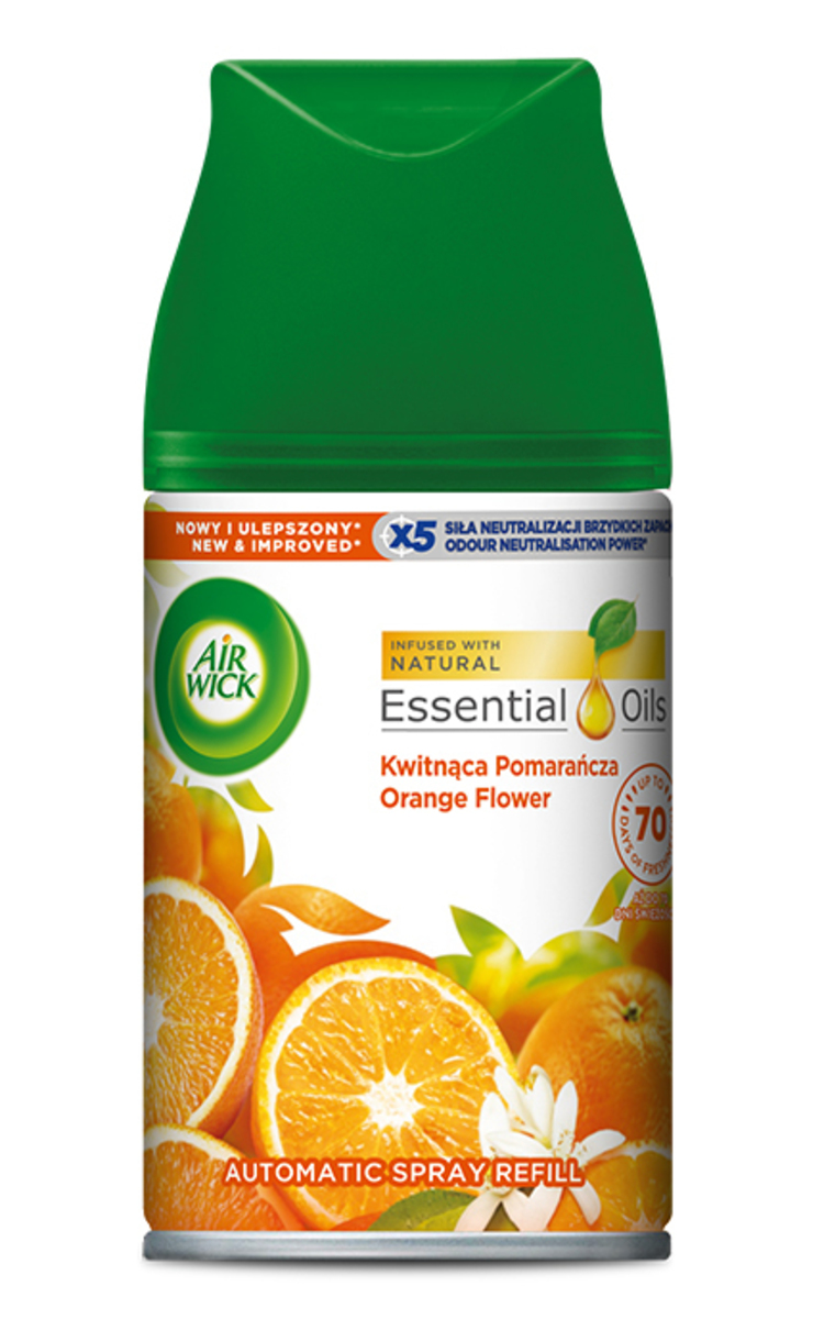 AIR WICK AIR WICK Freshmatic Orange Flower automātiskā gaisa atsvaidzinātāja rezerves, 250ml