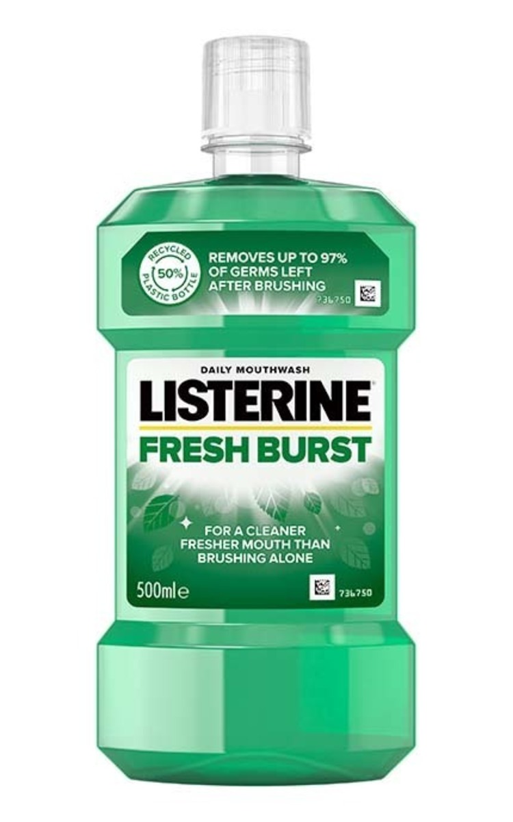 LISTERINE LISTERINE Fresh Burst mutes skalošanas līdzeklis, 500ml 500 ml