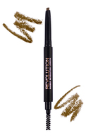 MAKEUP REVOLUTION Duo Brow Definer карандаш для бровей, Brown, 0.15г