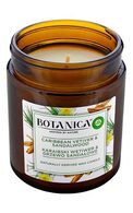 AIR WICK BOTANICA Carribean Vetiver&Sandalwood ароматическая свеча, 205г